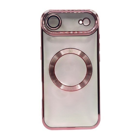 Other - iPhone 17 Air Clear Protective Case Pink Metallic‎ Trim NEW